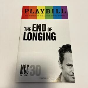 The End of Longing Pride Playbill Off Broadway Matthew Perry Jennifer Morrison